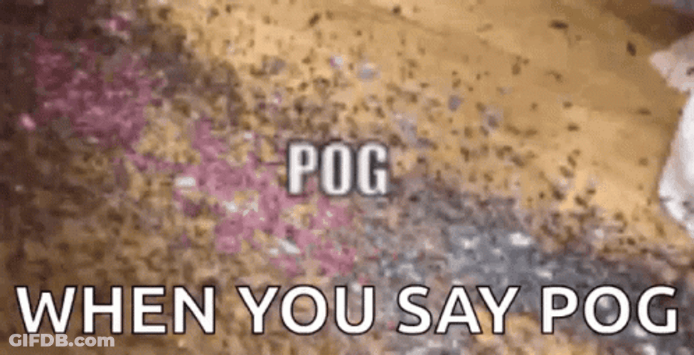 Pog Rise To Pieces Transition Meme GIF