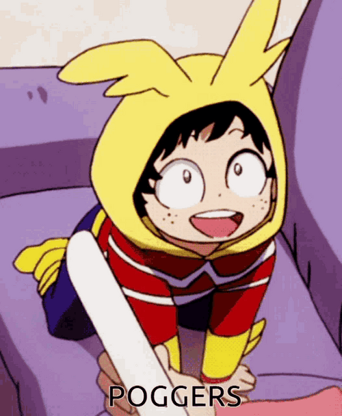 Poggers Baby Deku GIF