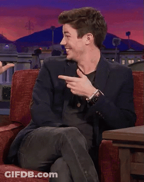 Point And Laugh Barry Allen GIF