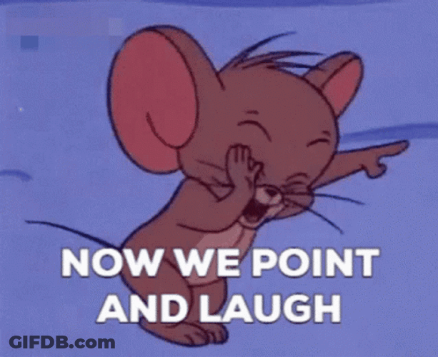 Point And Laugh Jerry The Mouse GIF