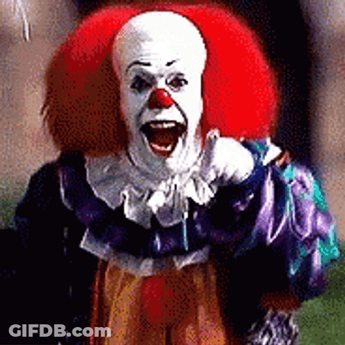 Point And Laugh Pennywise Clown GIF