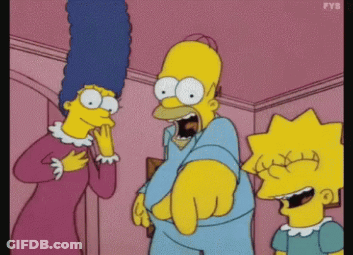 Point And Laugh The Simpsons GIF