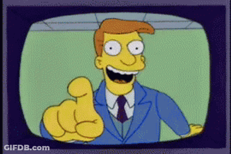 Point And Laugh Tv Respects Me The Simpsons GIF