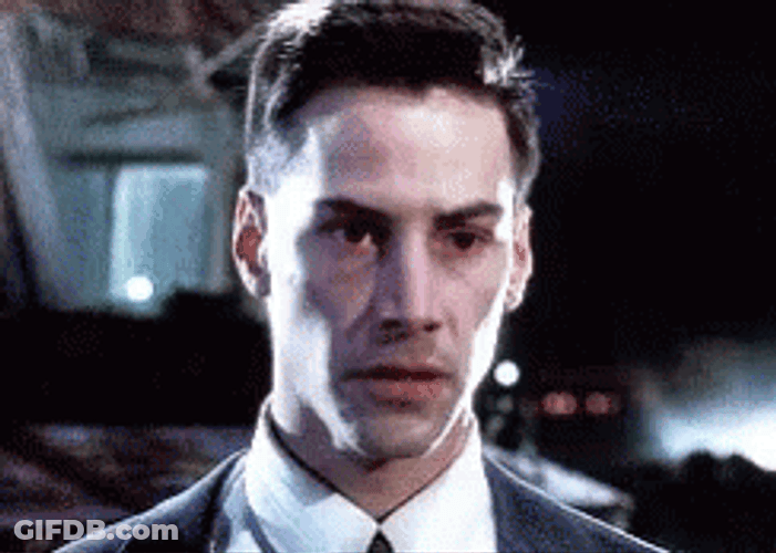 Point Break Talking Keanu Reeves GIF