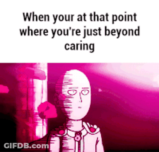 Point When You're Beyond Caring Computer Art GIF