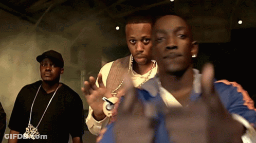 Pointing Akon GIF