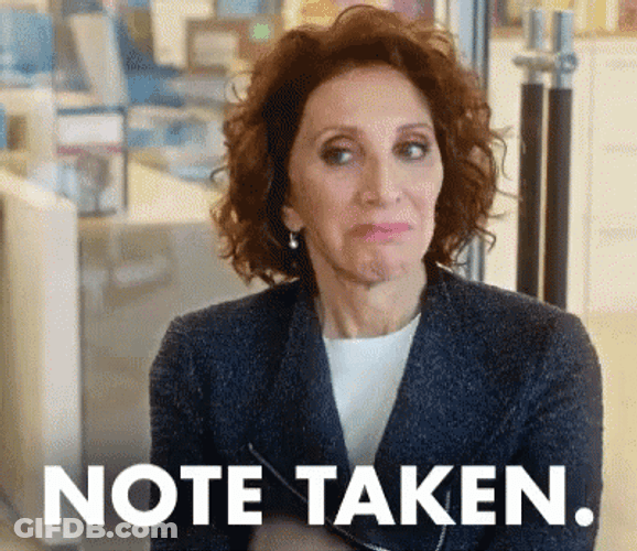 Pointing Fingers While Saying Noted GIF