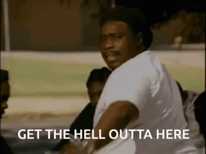 Pointing Get Me Outta Here GIF