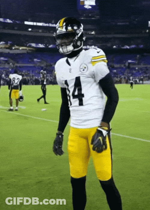 Pointing Out George Pickens GIF