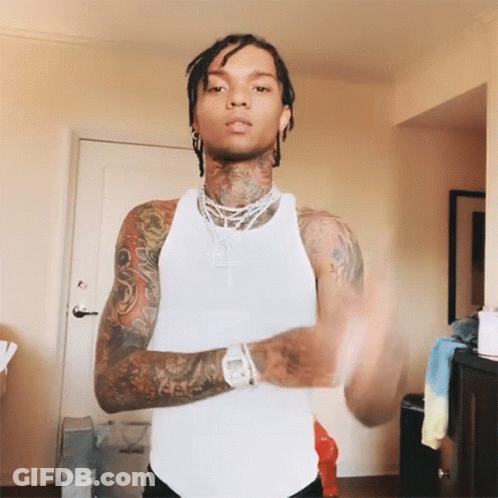 Pointing Upwards Swae Lee GIF