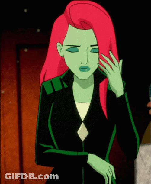 Poison Ivy Face Palm GIF
