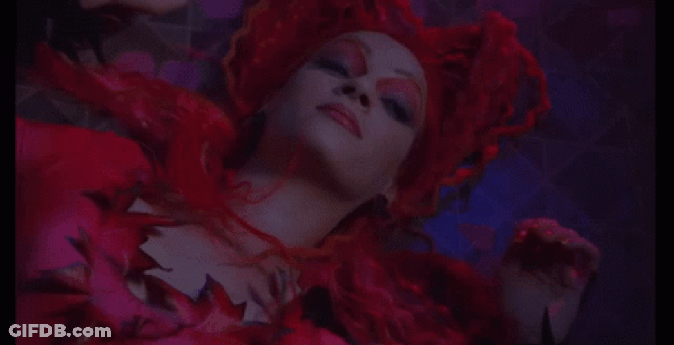 Poison Ivy Lying Down GIF