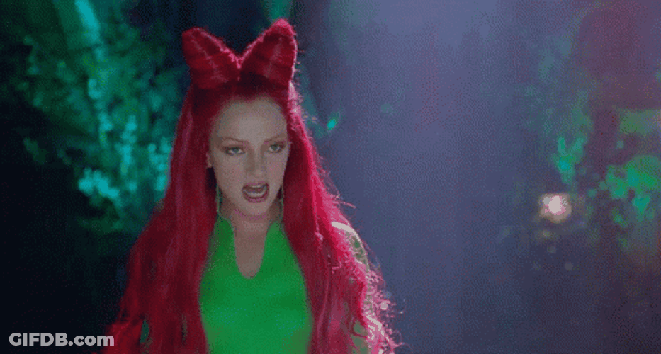 Poison Ivy Pointed Herself GIF