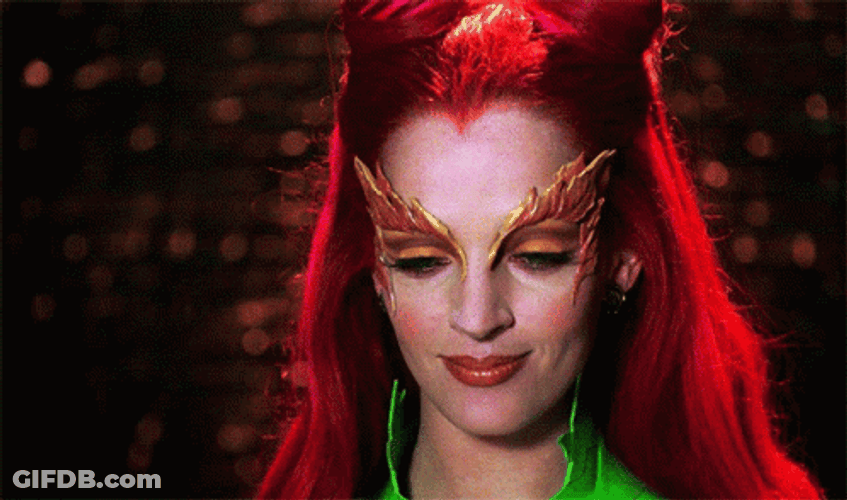 Poison Ivy Rolling Her Eyes GIF