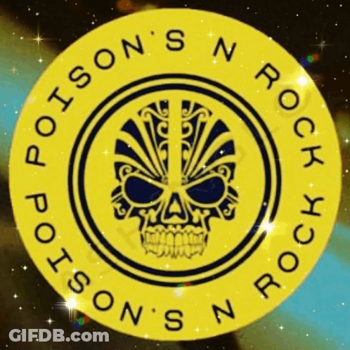 Poison Logo Skull GIF