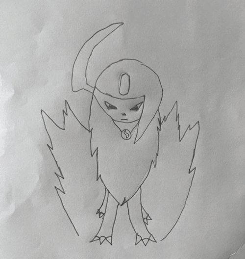 Pokemon  Absol Children's Drawing Flipbook GIF