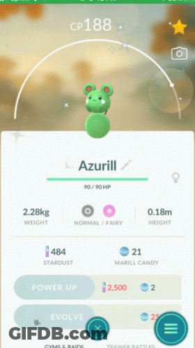 Pokemon Azurill 2.28Kg GIF