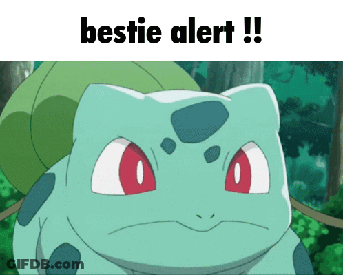 Pokemon Bestie Alert GIF