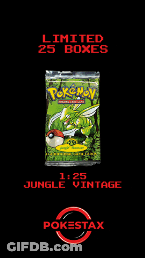 Pokemon Card Limited Box GIF