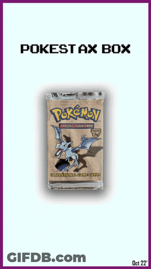 Pokemon Card Shiny Charizard GIF