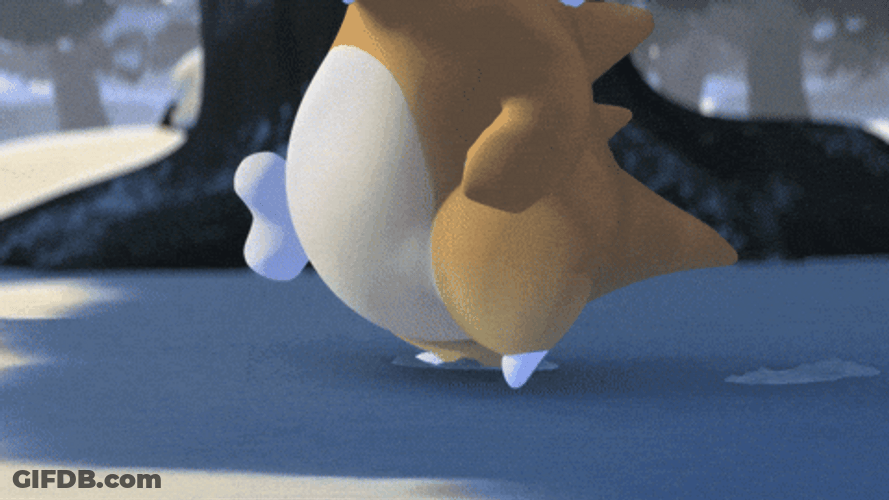 Pokemon Christmas Winter Cubone GIF