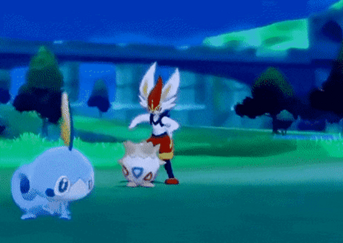 Pokemon Cinderace Kicking Ball Meme GIF
