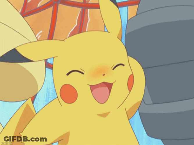 Pokemon Cute Pikachu Shy Embarrassed GIF
