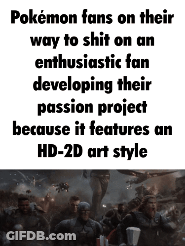 Pokemon Fans On Their Way To Shit On Enthusiastic Fan Developing Passion Project GIF