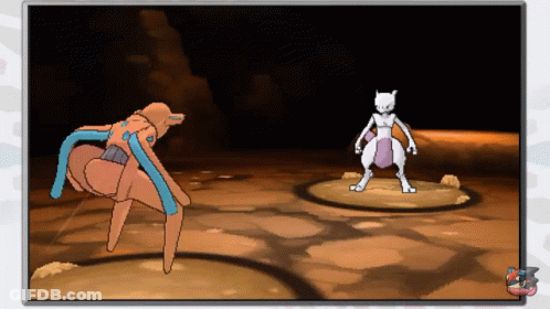 Pokemon Fighting In A Cave GIF