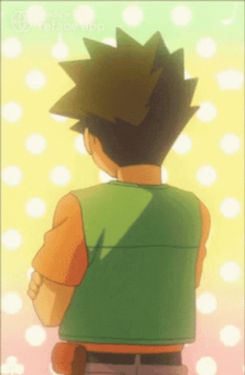 Pokemon Funny Anime Brock Handsome Squidward Meme GIF