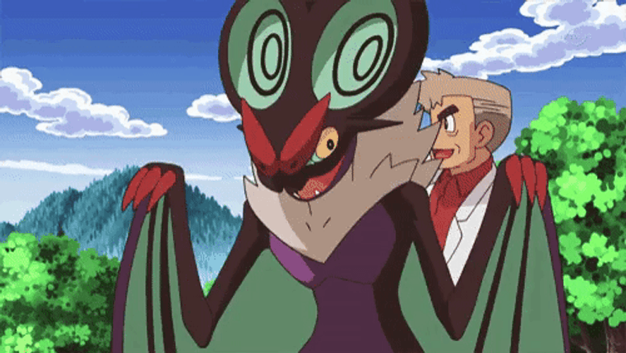 Pokemon Funny Anime Noivern Forced Hug GIF