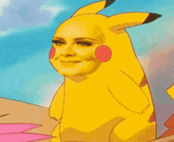 Pokemon Funny Anime Pikachu Face Swap GIF