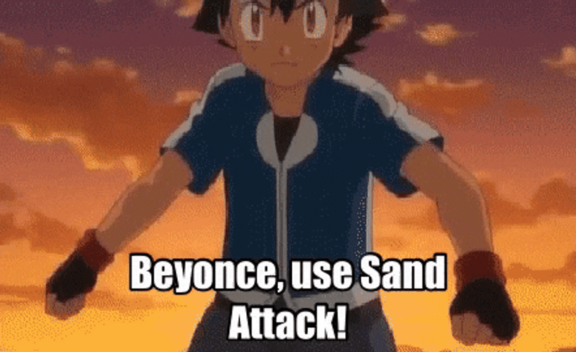 Pokemon Funny Ash Ketchum Beyonce Meme GIF