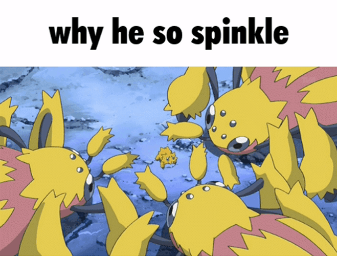 Pokemon Galvantula Joltik Meme GIF