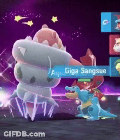 Pokemon Game On Computer With Purple Background GIF