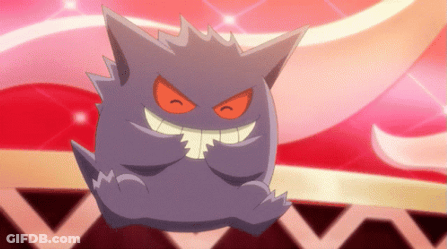 Pokemon Haunter Giggling GIF
