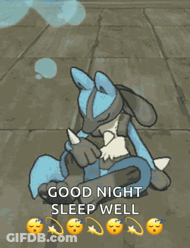 Pokemon Hugging Good Night Sleep Well GIF