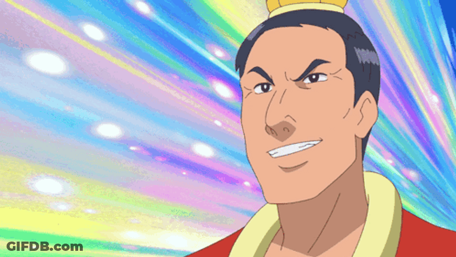 Pokemon Kasukarp Commanding Shiny Magikarp To Attack GIF