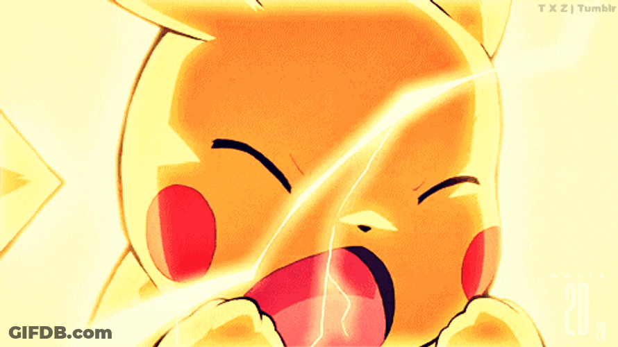 Pokémon Lightning Pikachu Angry GIF