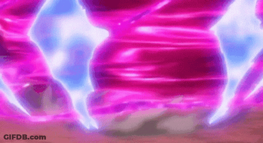 Pokemon Lucario Making Spirit Bomb GIF