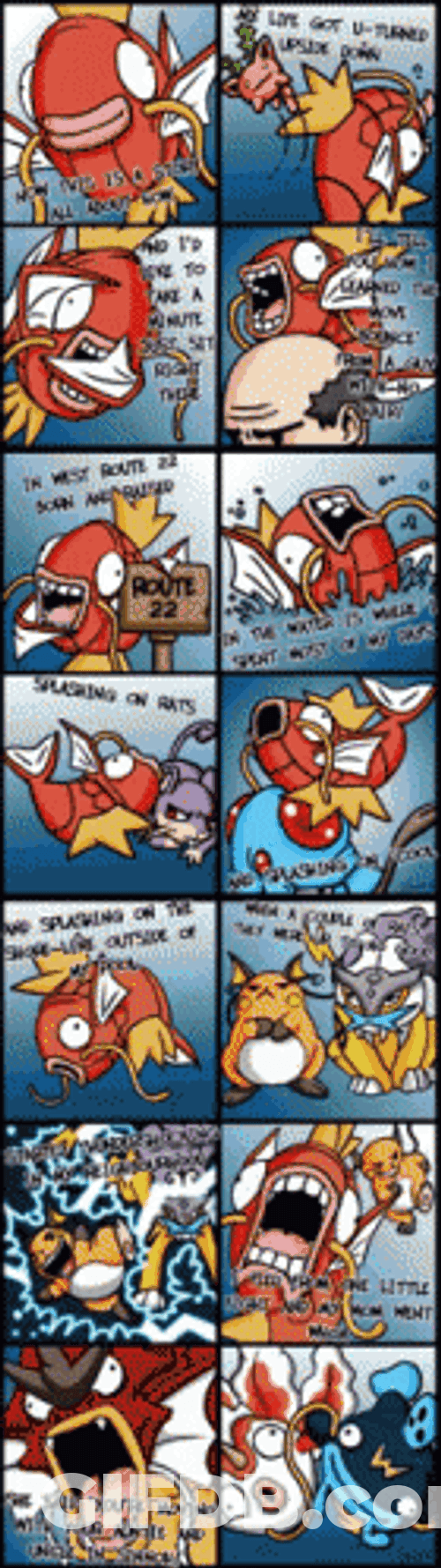 Pokemon Magikarp In Comics GIF