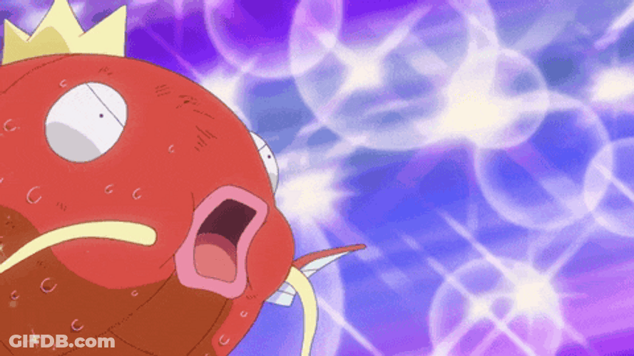 Pokemon Magikarp Looking Angry GIF