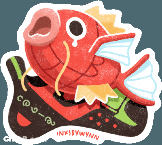 Pokemon Magikarp Tearing Up GIF