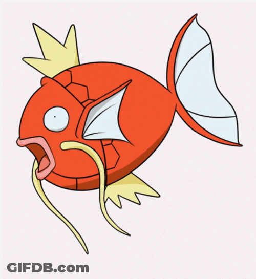 Pokemon Magikarp Wearing Shades GIF