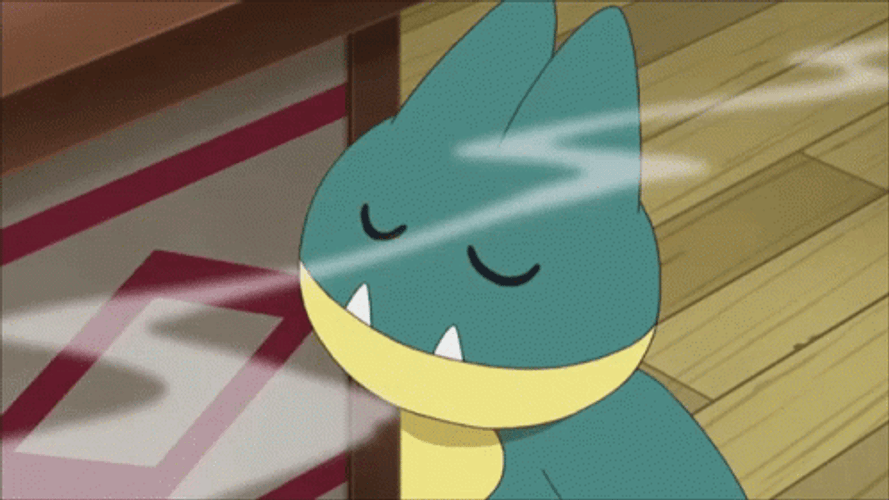 Pokemon Munchlax Smelling Drooling GIF