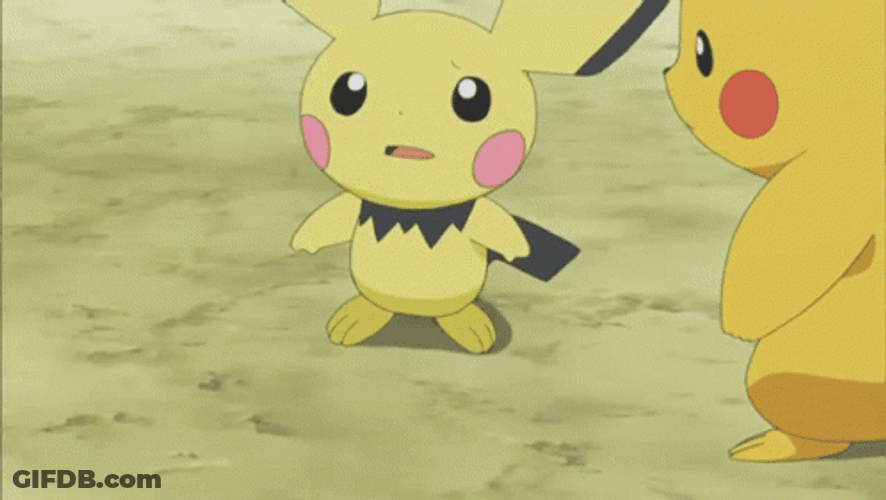 Pokemon Pichu With Pikachu GIF