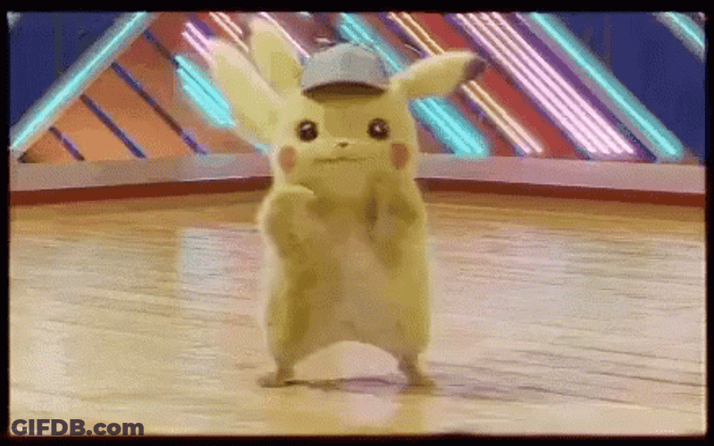 Pokemon Pikachu Dancing Animal GIF