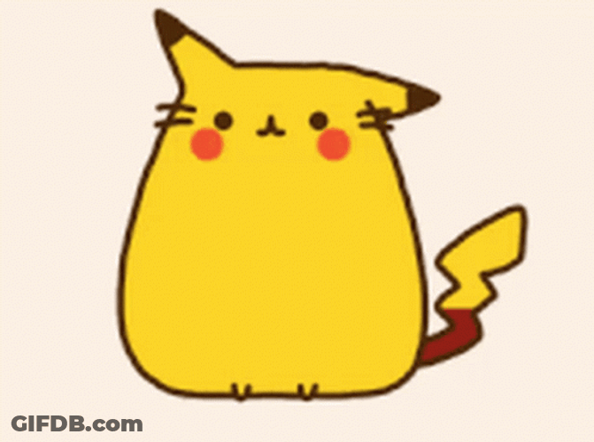 Pokemon Pikachu Squishmallow Lightning GIF
