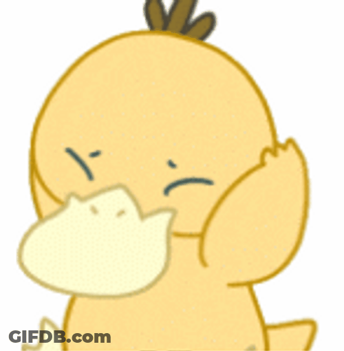 Pokemon Psyduck Having Headache GIF