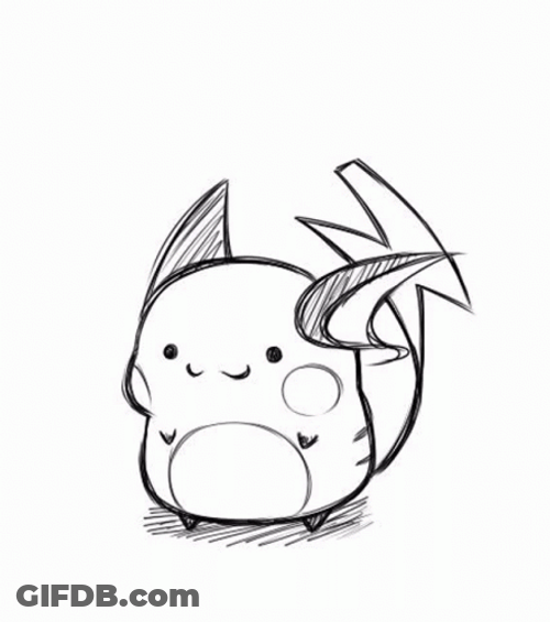 Pokemon Raichu Transparent GIF